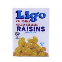 LIGO RAISINS (YELLOW) 30G 144PCS  (144 Units Per Carton)