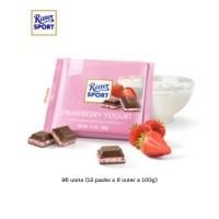 RITTER SPORT Strawberry Yogurt 100g (12 Units Per Outer)