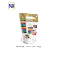 RITTER SPORT Mini Asst Choc Pouch 500g (10 Units Per Carton)