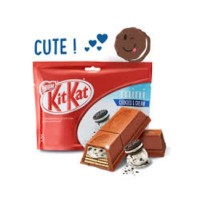 KIT KAT Mini Cookies and Cream Sharebag (8pack x 15g) (48 Units Per Carton)