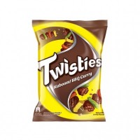 TWISTIES BBQ CURRY 65G (60 Units Per Carton)