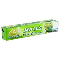 HALLS VITA C LIME FLAVOR 34GM (240 Units Per carton)