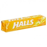 HALLS HONEY LEMON CANDY 34G  (240 Units Per carton)