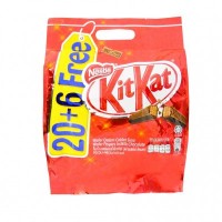 KIT KAT 2 Fingers Sharebag 20+6Free  17g (24 Units Per Carton)